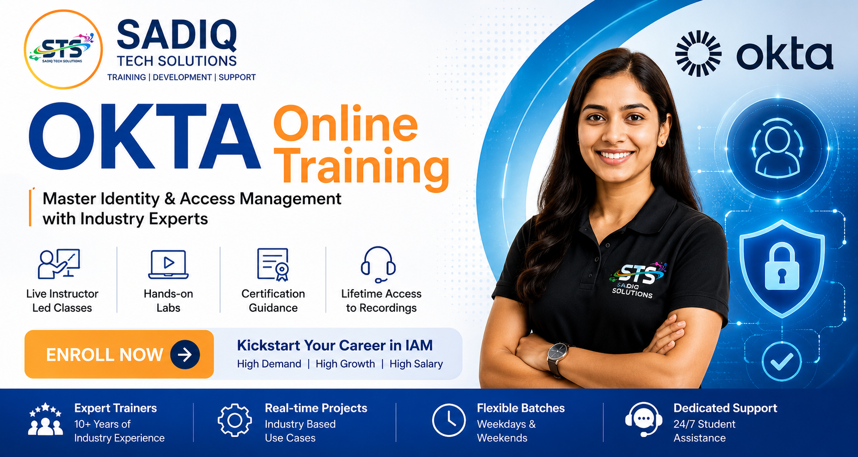 OKTA Online Training | Best OKTA IAM Course - Sadiq Tech Solutions