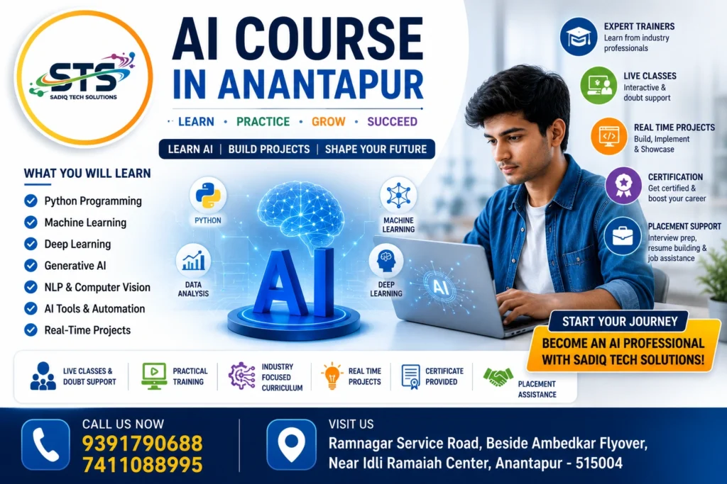 Best artificial intelligence AI courses in Anantapur