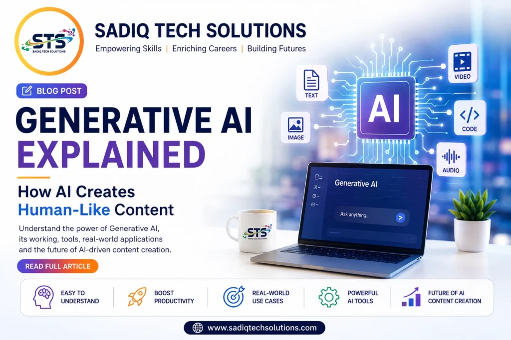 Generative AI Explained: How AI Creates Human-Like Content Complete Guide